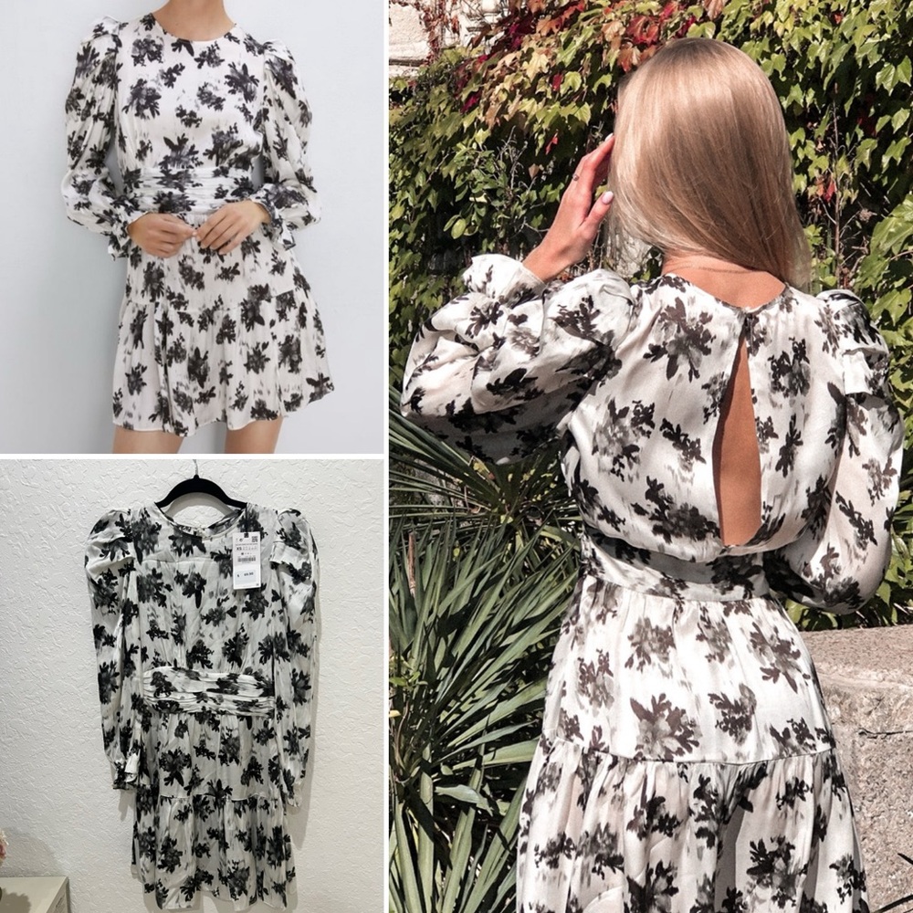 Floral Puff Sleeve Dress
